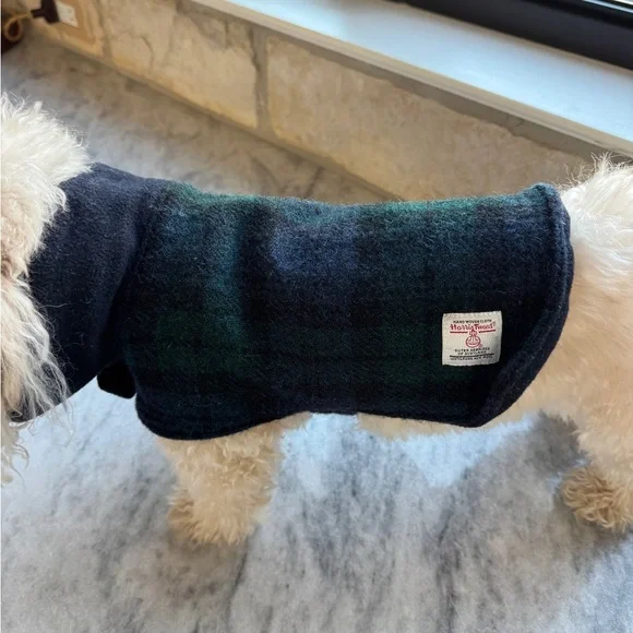 Plaid Wool Classic British Dog Jacket Coat- from Balmoral Castle GiftShop